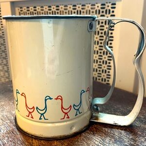 Vintage Androck Geese Flour Sifter